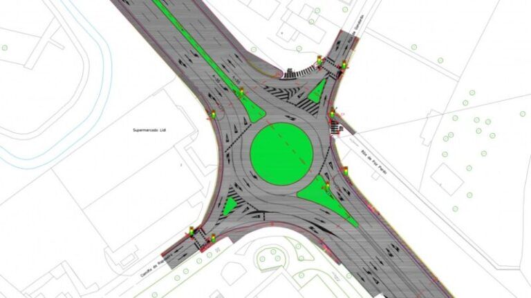 La Avenida de Madrid incorpora una rotonda provisional a la altura del Seminario para mejorar la fluidez del tráfico