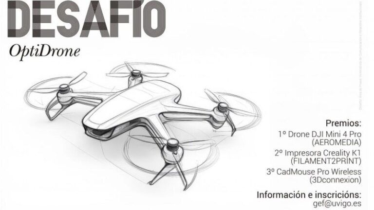 La UVigo lanza el Desafío Optidrone y reta a estudiantes de toda España a diseñar la estructura de un dron