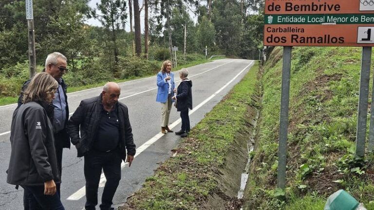 A Deputación de Pontevedra mellorará as beirarrúas da estrada entre Bembrive e Beade