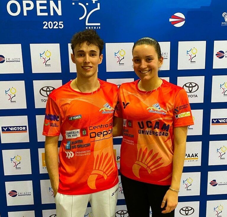 Dos jóvenes del Bádminton Cíes, Nikol Carulla y Jacobo Fernández, representarán a España en el Europeo por Equipos