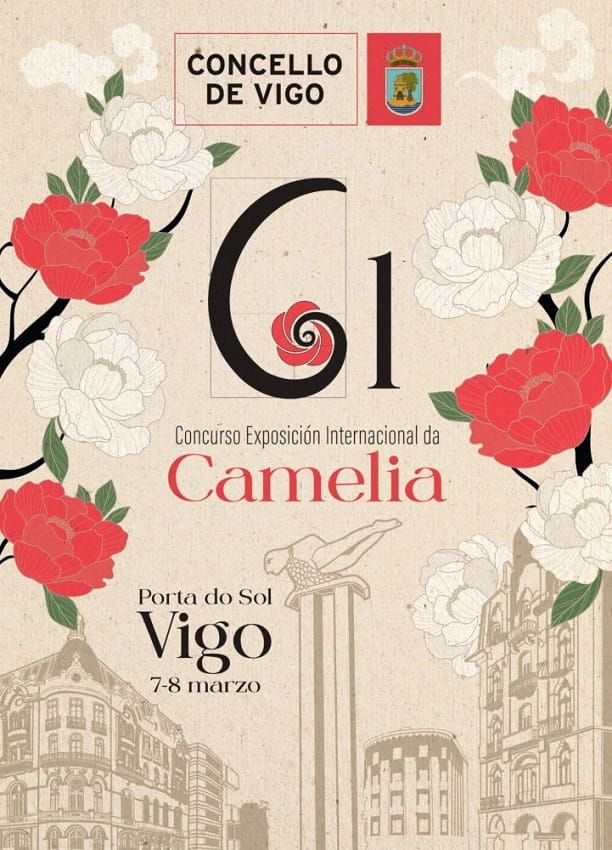 Vigo acollerá a 61ª edición do Concurso-Exposición Internacional da Camelia os días 7 e 8 de marzo