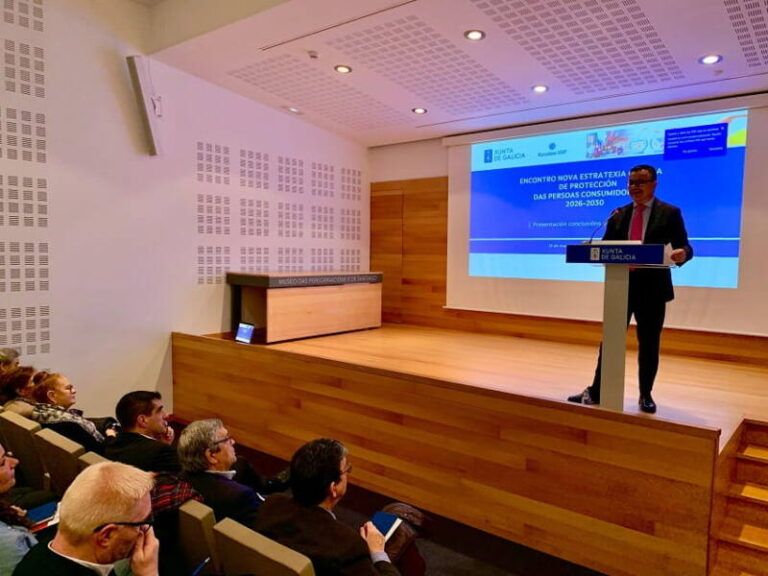 La Xunta prevé tener lista en el primer semestre de este año la nueva Estratexia galega de protección das persoas consumidoras 2026-2030