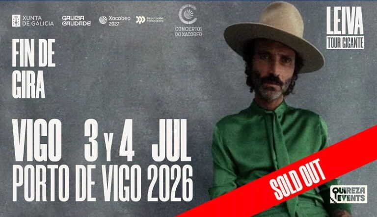 Leiva elige Vigo para cerrar su gira con dos conciertos únicos en el noroeste