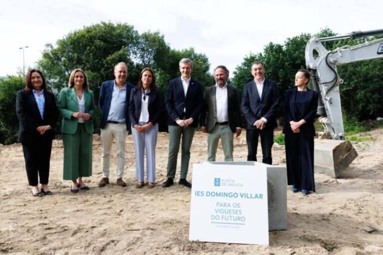 Arrancan las obras del instituto Domingo Villar en Vigo, el mayor proyecto educativo de su historia