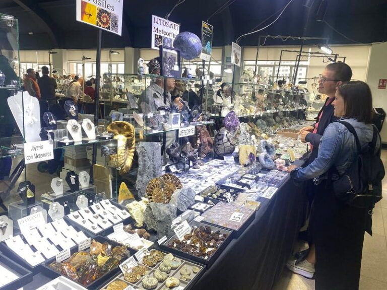 Vigo se convierte en capital de los minerales con una feria única que trae piezas del espacio y del Jurásico