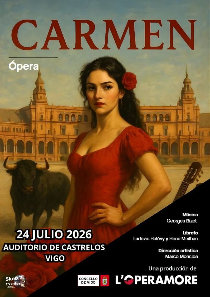 Castrelos se rinde a la ópera: “Carmen” promete una noche histórica en Vigo este verano
