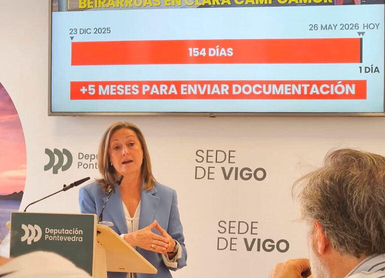 Luisa Sánchez acusa al Concello de Vigo de retrasar documentación para cobrar fondos de la Deputación