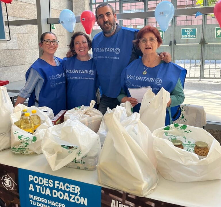 El Banco de Alimentos de Vigo busca más de 500 voluntarios para su gran recogida solidaria de junio