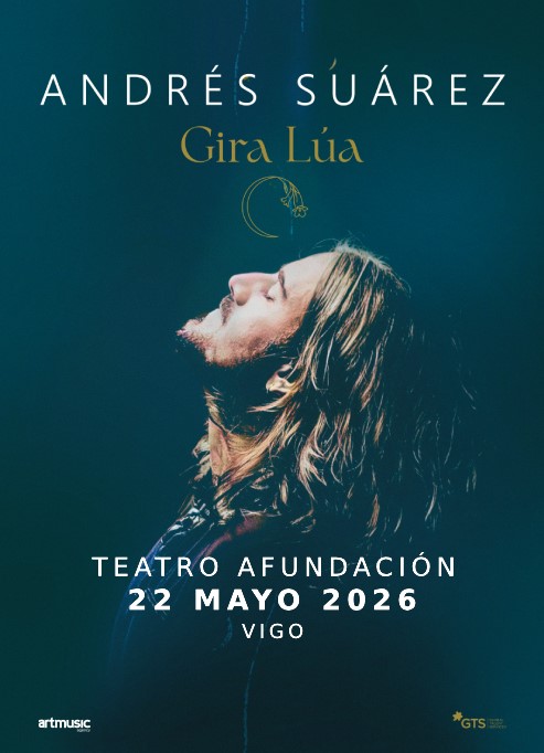 Andrés Suárez presentará en Vigo “Lúa”, su disco más íntimo, el 22 de mayo en el Teatro Afundación