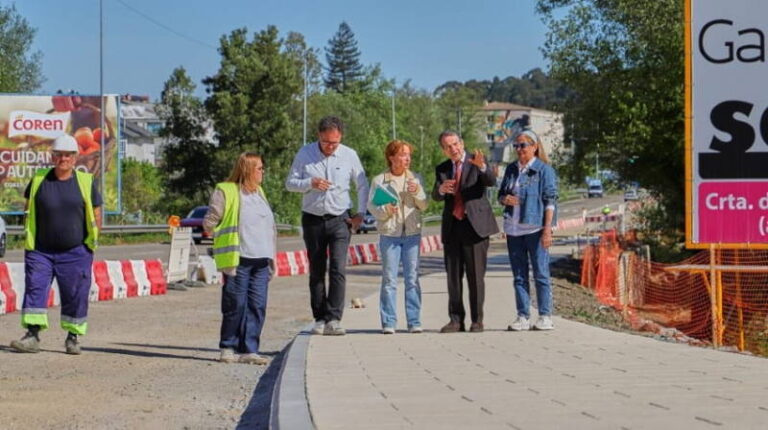 O Concello acomete os traballos finais na estrada Clara Campoamor