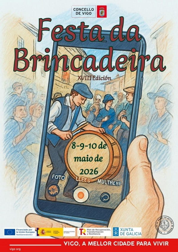 La Brincadeira llenará Bouzas de música y contará con 140 puestos de artesanía y gastronomía