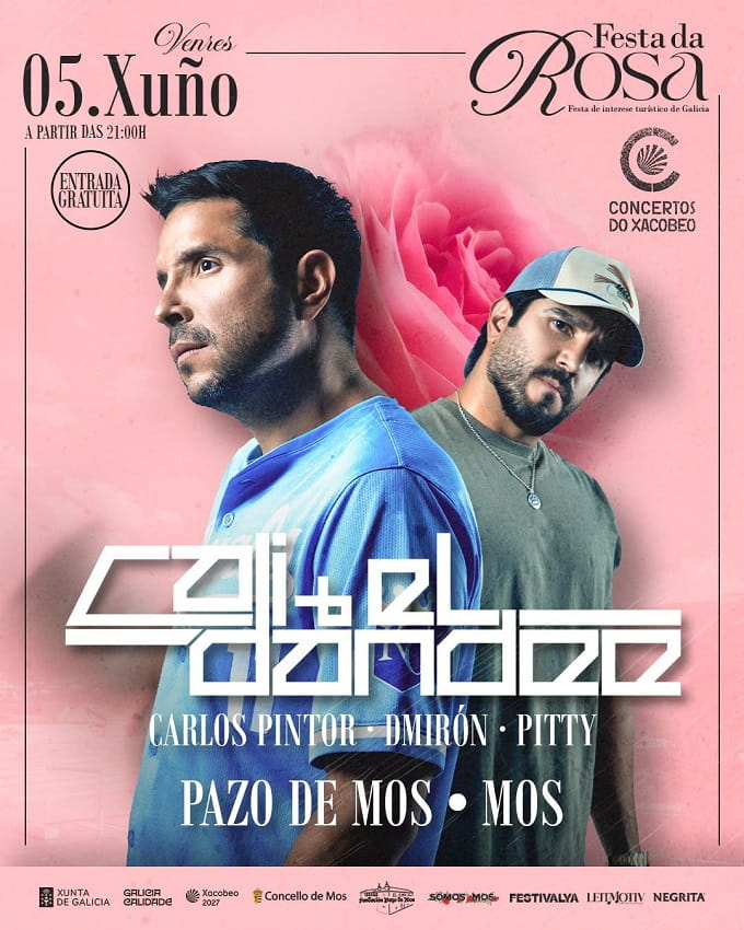 Mos anuncia a Cali & el Dandee como gran actuación internacional de la Festa da Rosa