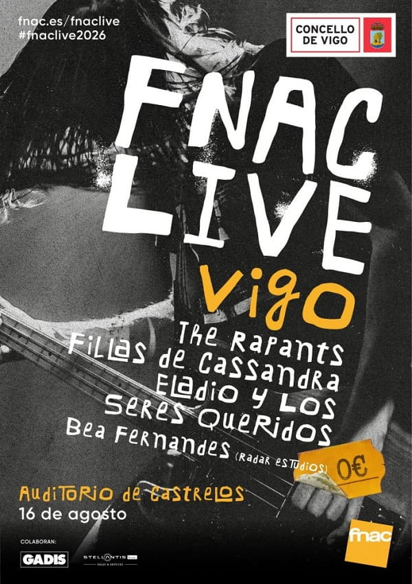 FNAC Live Vigo se suma a la programación de verano de Castrelos con una jornada dedicada a la música gallega