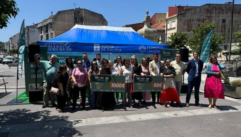 La Xunta destaca en A Guarda el valor de la campaña Merca no teu comercio para impulsar las ventas del comercio local