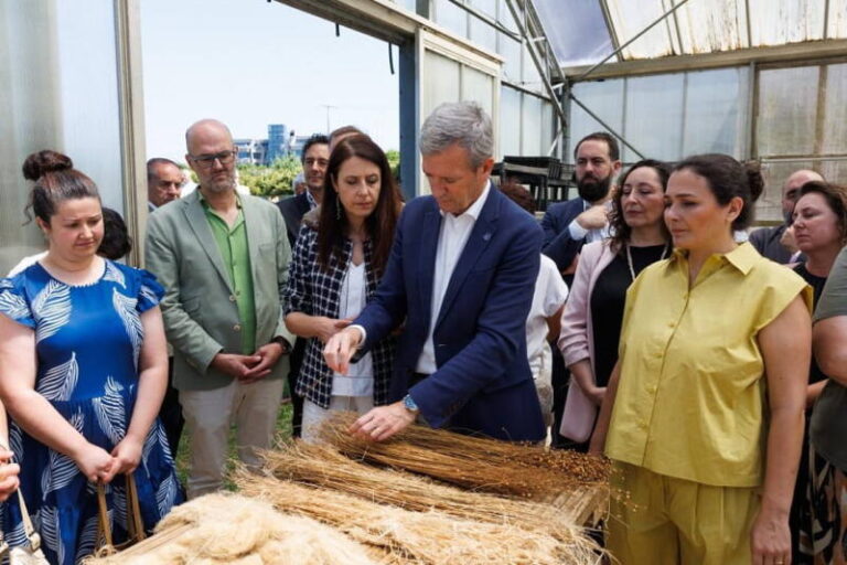 Rueda anuncia la colaboración con Adolfo Domínguez para la recuperación del cultivo del lino en Galicia y el desarrollo de una industria transformadora