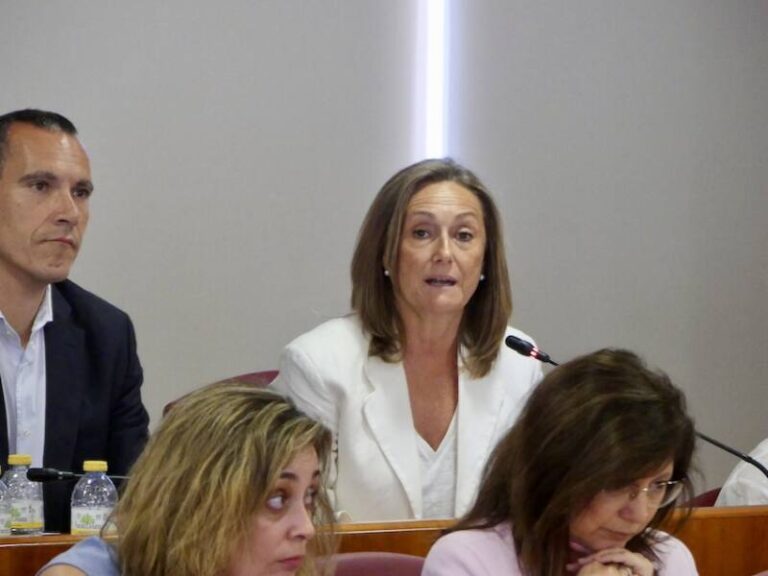 Luisa Sánchez reprocha la “cobardía política” de Abel Caballero, ausente de un pleno en el que el PSOE ha votado en contra de su comparecencia
