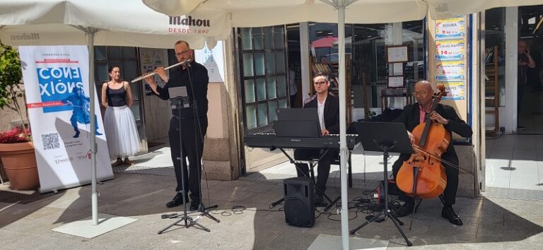 Vigo se llena de música y danza clásica al aire libre con una nueva cita del programa Conexións