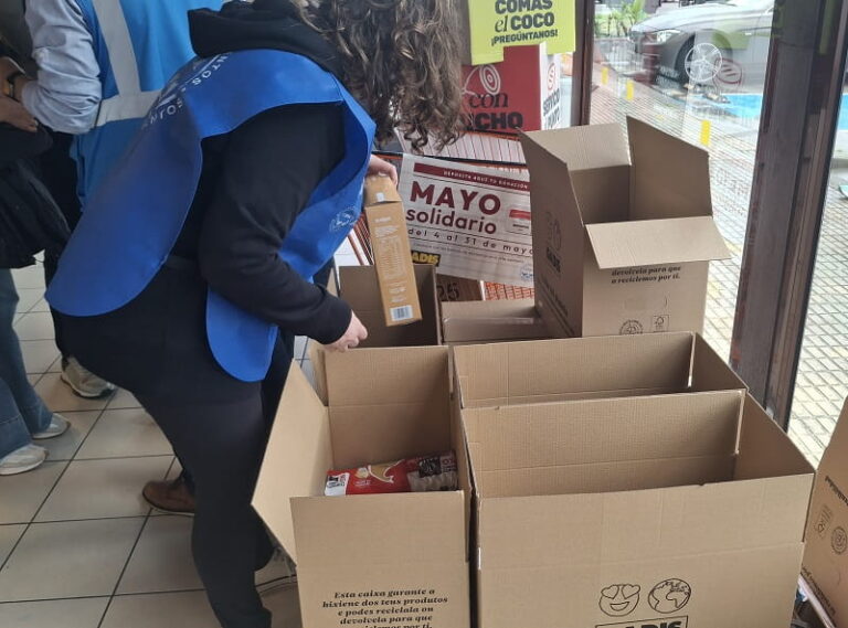 El Banco de Alimentos de Vigo supera los 42.000 kilos recogidos en el Mayo Solidario de Gadis