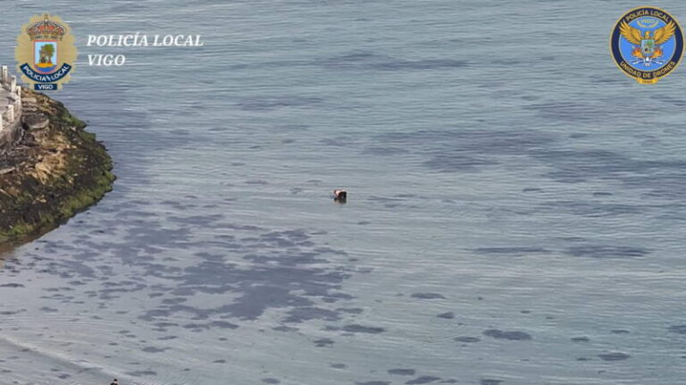 La Policía Local de Vigo detecta con drones a un presunto furtivo en la playa de Ríos