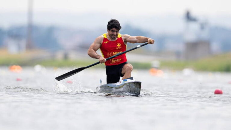 El estudiante de la UVigo Pablo Graña se proclama subcampeón de Europa de piragüismo