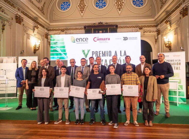 El VI Premio Cámara de Comercio-Ence reconocerá la innovación forestal y el talento joven en Pontevedra