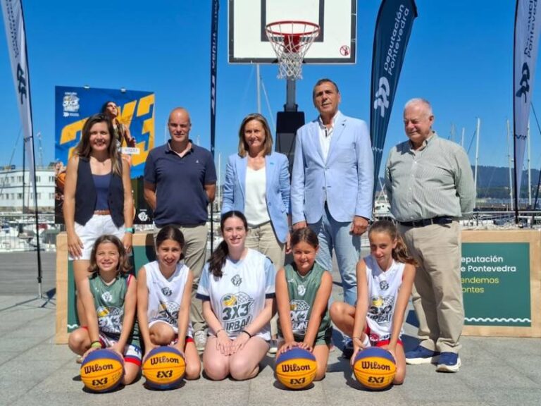 A Deputación de Pontevedra e a Federación Galega de Baloncesto poñen en marcha o circuíto 3×3 Urban, con tres sedes na provincia durante o mes de xullo