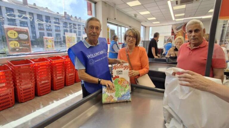 El Banco de Alimentos de Vigo recauda más de 83.000 kilos en la Recogida Primavera, pero alerta de que siguen siendo insuficientes