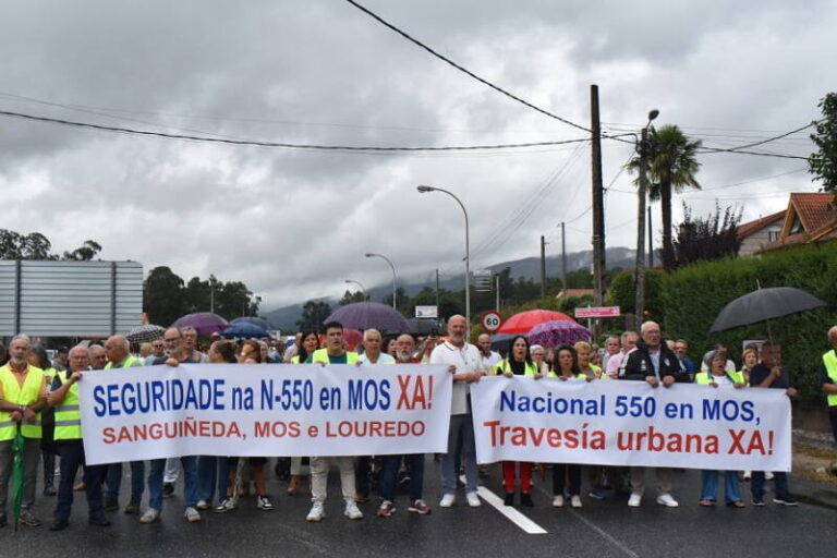 Mos reclama al Estado actuaciones urgentes para hacer segura la N-550