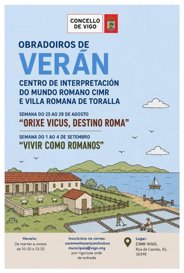 obradoiros veran toralla romana 2026