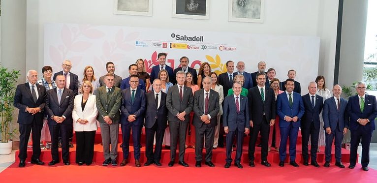 La Cámara de Comercio PVV celebra 140 años de historia con un gran acto empresarial en Vigo