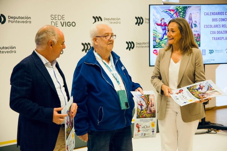 Adrovi presenta en Vigo su calendario de 2027 para concienciar sobre la donación de órganos y tejidos
