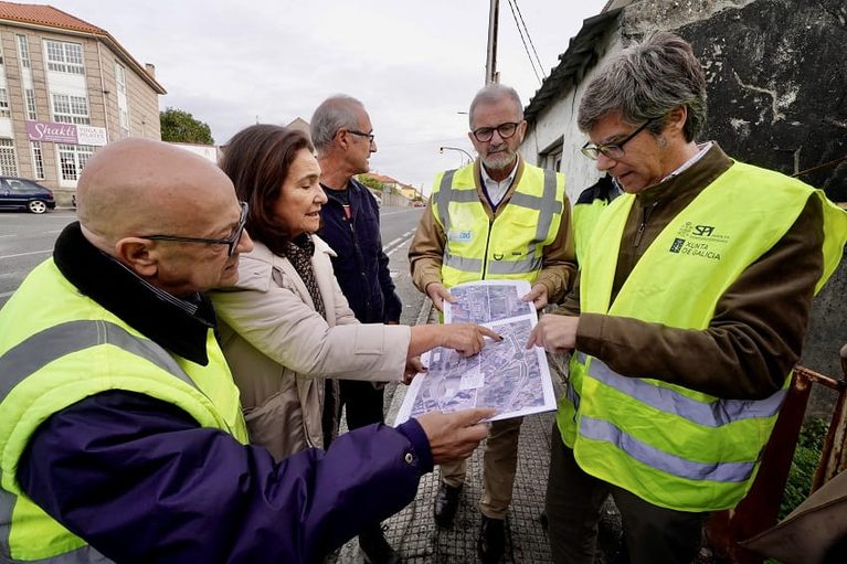 La Xunta invertirá 800.000 euros en una nueva rotonda en A Ramallosa y mejoras en 22 pasos de peatones de la PO-552