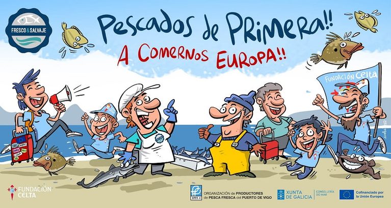 Pescados de Primera y la Fundación Celta renuevan su alianza para fomentar el consumo de pescado fresco entre los jóvenes